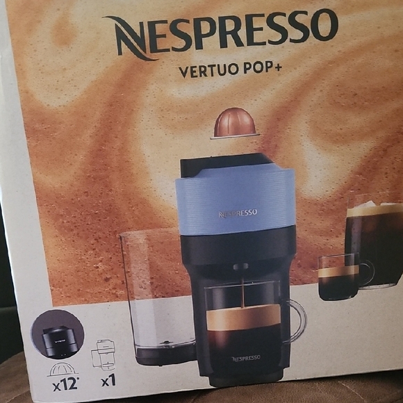 Nespresso Other - Nespresso Vertuo Pop+ Coffee Maker in Blue and Black